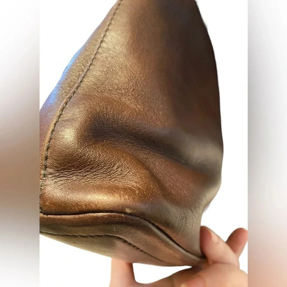 Vintage Coach Monterey Brown Leather Bag - Soft Flap 9829 - Picture 7 of 16